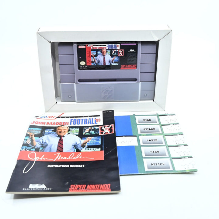 John Madden Football '93  - Super Nintendo / SNES Boxed Game - NTSC-U/C