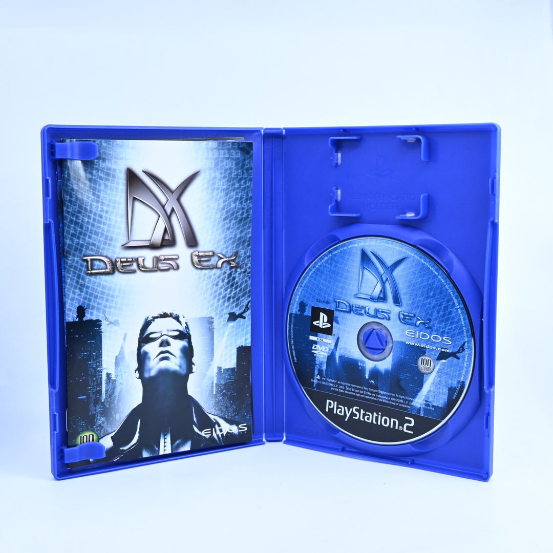 Deus Ex - Sony Playstation 2 / PS2 Game + Manual - PAL