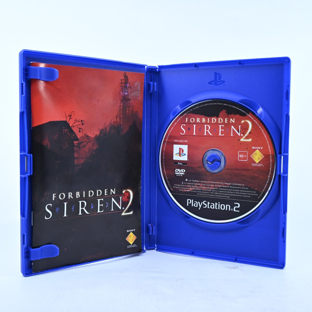 Forbidden Siren 2 - Sony Playstation 2 / PS2 Game + Manual - PAL