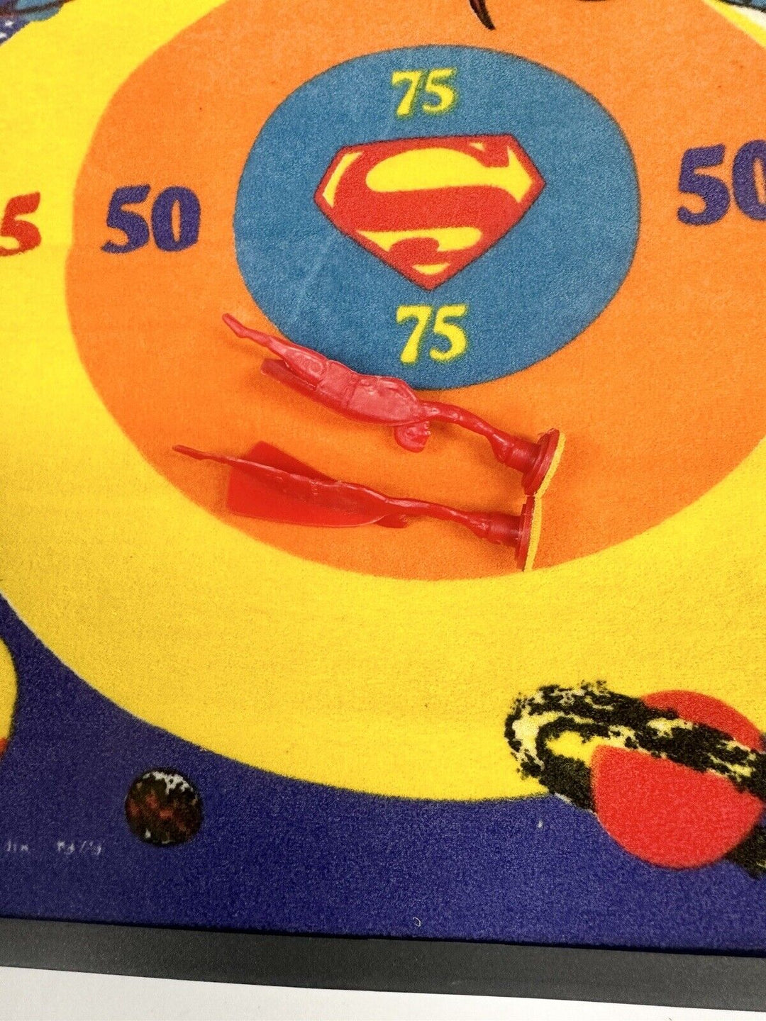 1979 Vintage Toy Superman Darts Game DC Comics Synergistics Research