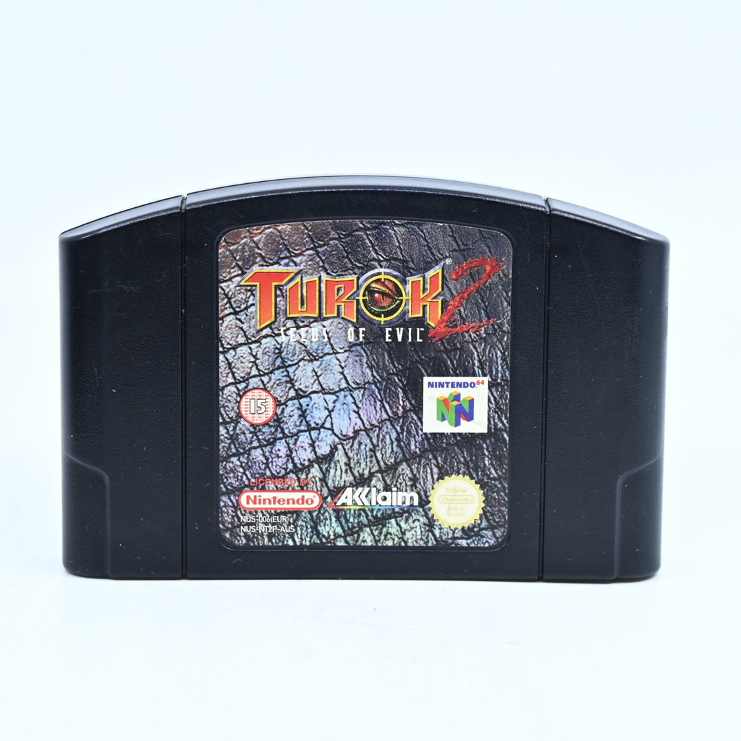 Turok 2: Seeds of Evil - N64 / Nintendo 64 Boxed Game - PAL - FREE POST!