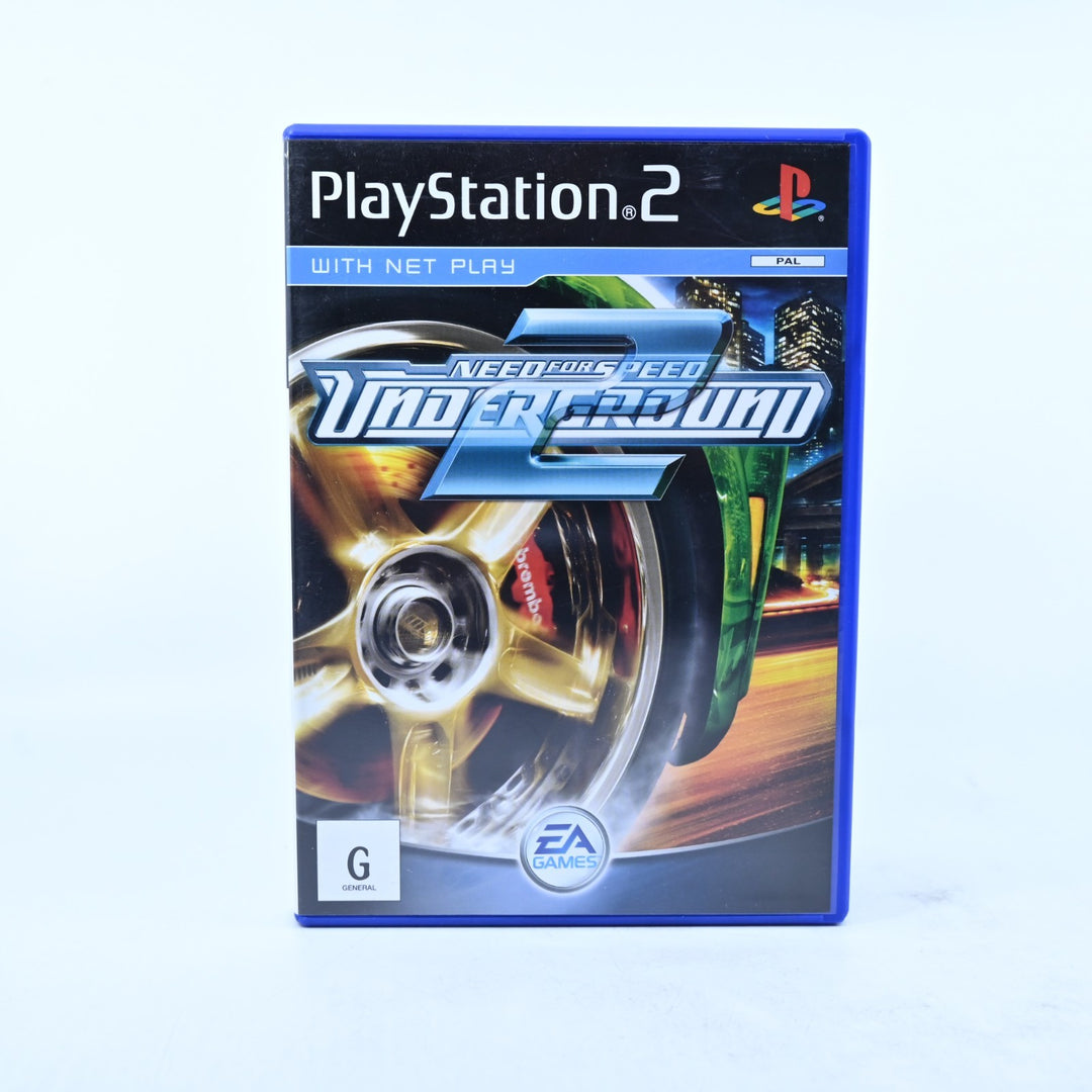 Need for Speed Underground 2 - Sony Playstation 2 / PS2 Game + Manual - PAL