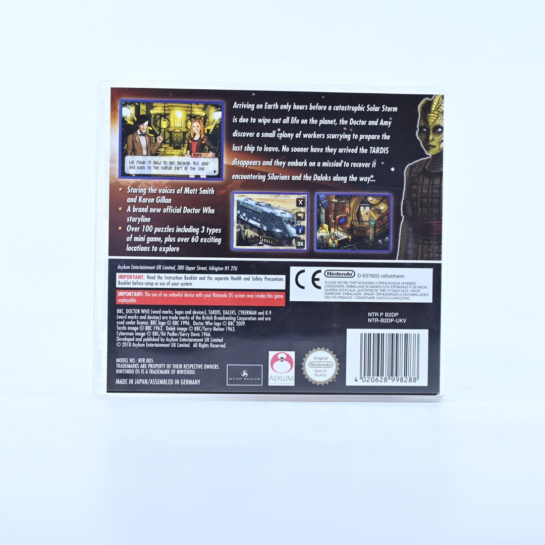 Doctor Who: Evacuation Earth - Nintendo DS Game - PAL + Manual - FREE POST!