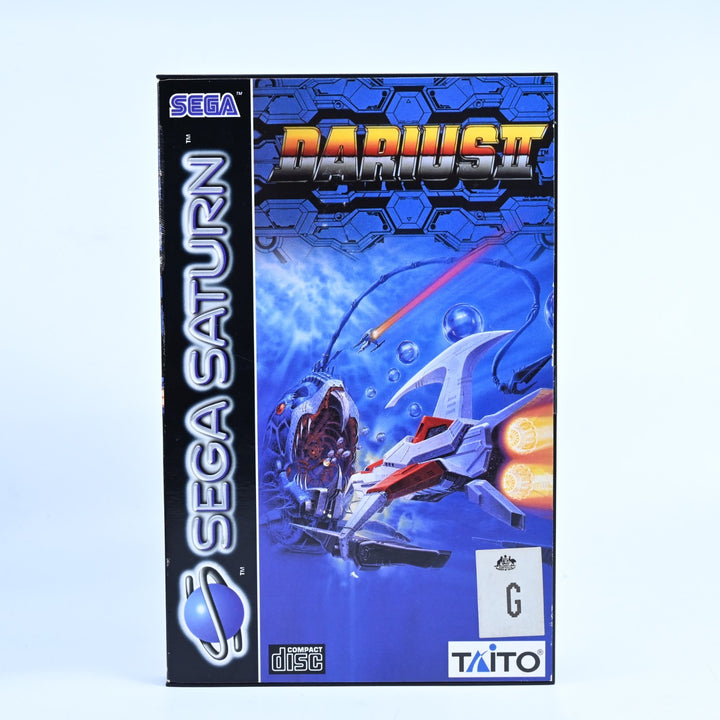 Darius II - Sega Saturn Game + Manual - PAL - MINT DISC!