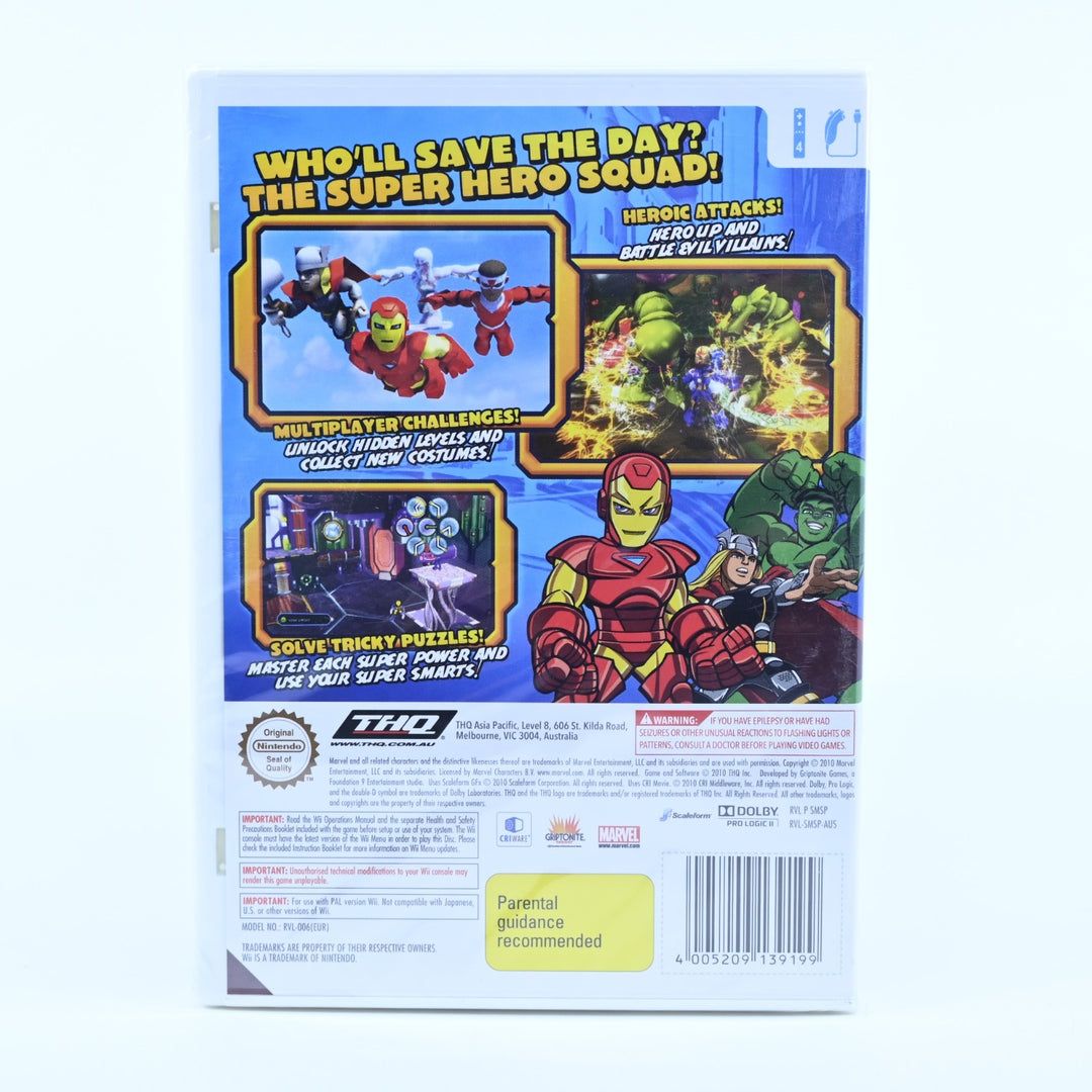 Marvel Super Hero Squad - Nintendo Wii Game + Manual - PAL - SEALED!