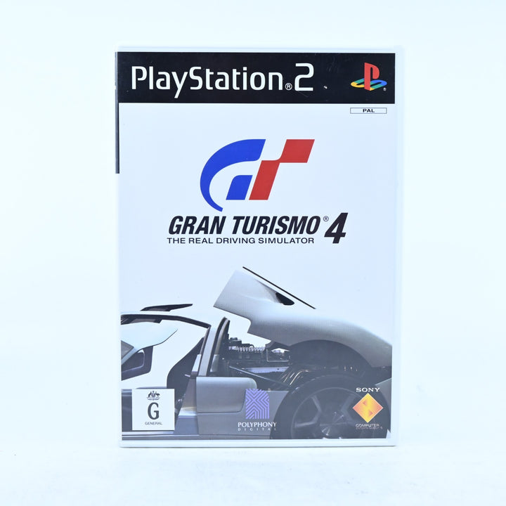 Gran Turismo 4 - Sony Playstation 2 / PS2 Game + Manual - PAL - MINT DISC!