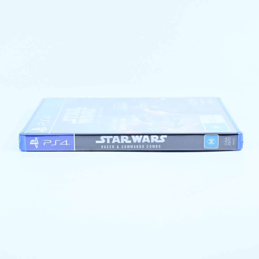 SEALED - Star Wars Racer and Commando Combo - Sony Playstation 4 / PS4 Game