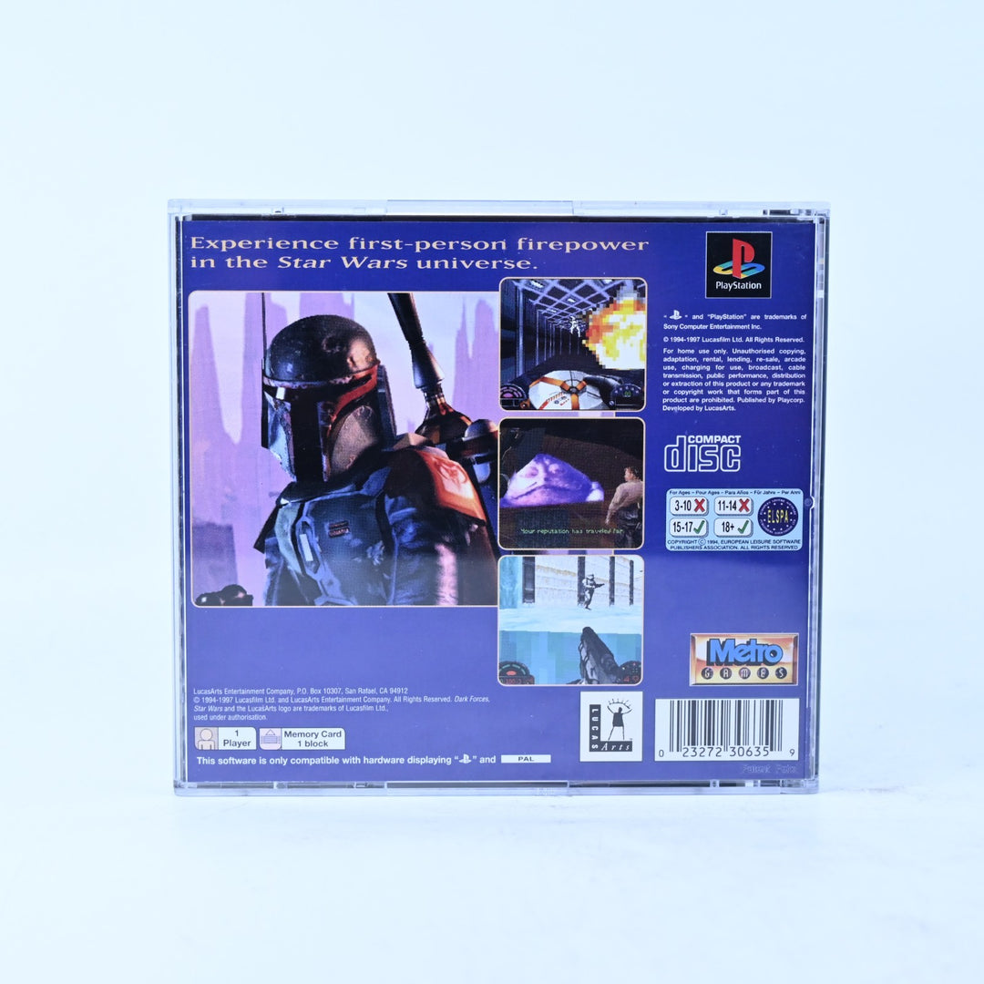 Star Wars: Dark Forces - Sony Playstation 1 / PS1 Game + Manual - PAL