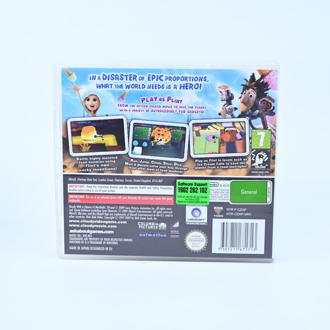 Cloudy with a Chance of Meatballs - Nintendo DS Game - PAL + Manual - FREE POST!
