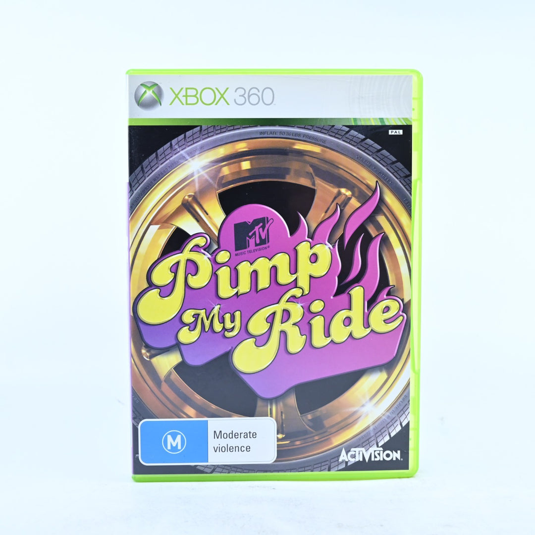 Pimp My Ride - MTV - Xbox 360 Game + Manual - PAL - MINT DISC!