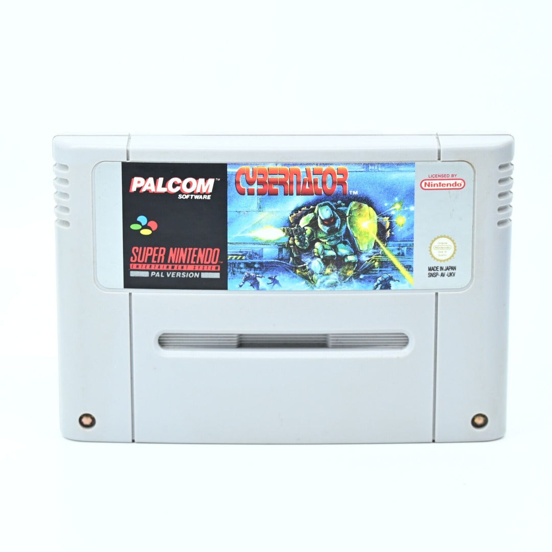 Cybernator - Super Nintendo / SNES Game - PAL - FREE POST!