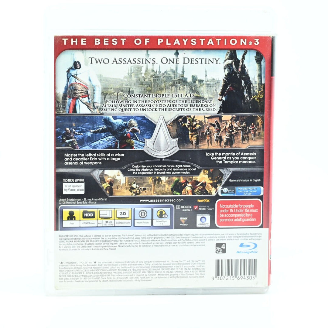 Assassin's Creed: Revelations - NO MANUAL  - Sony Playstation 3 / PS3 Game