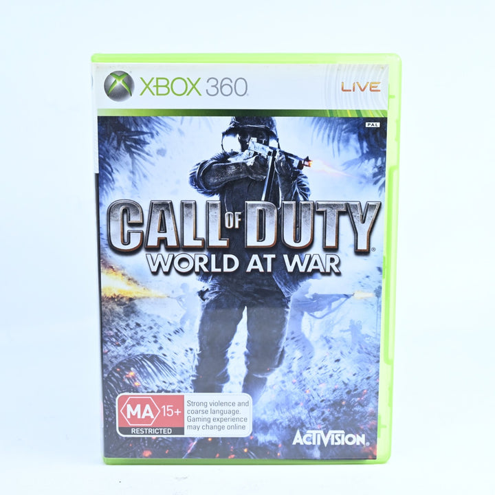 Call of Duty: World at War - Xbox 360 Game + Manual - PAL - MINT DISC!