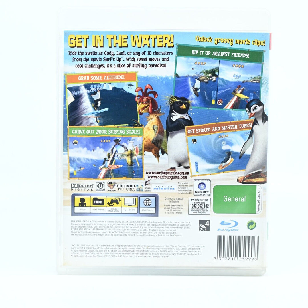 Surf's Up - Sony Playstation 3 / PS3 Game + Manual - FREE POST!