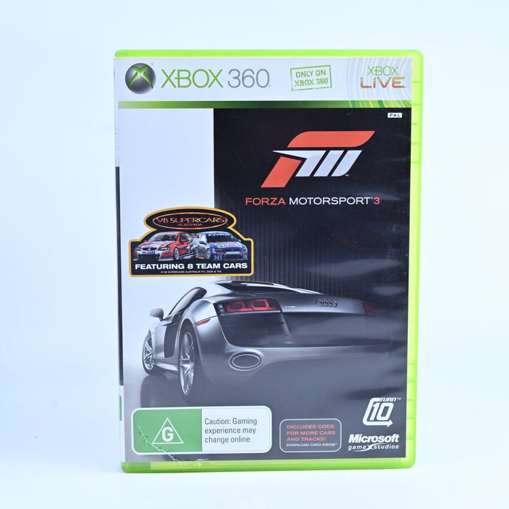 Forza Motorsport 3 - Xbox 360 Game + Manual - PAL - MINT DISC!