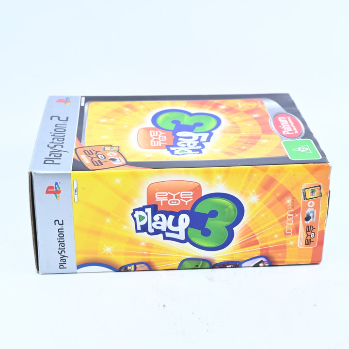 EyeToy Play 3 Camera Bundle - Sony Playstation 2 / PS2 Game + Manual - PAL