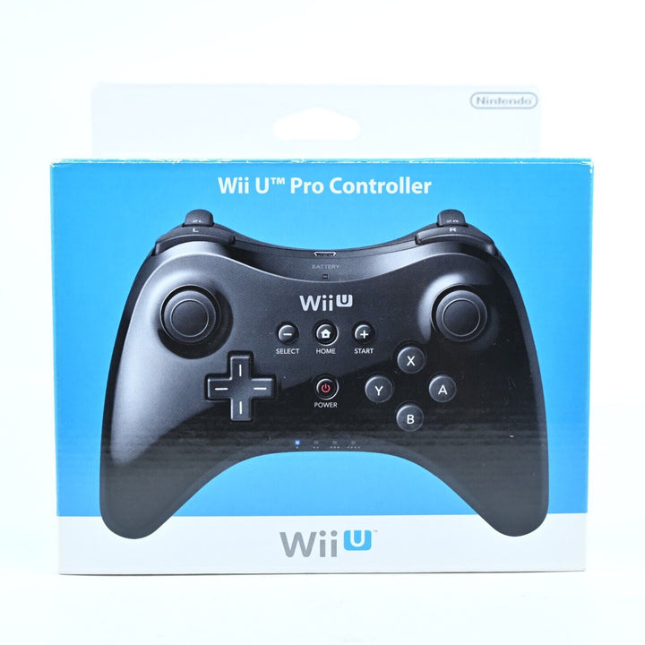 Black Wii U Pro Controller - Nintendo Wii U Accessory - PAL - FREE POST!