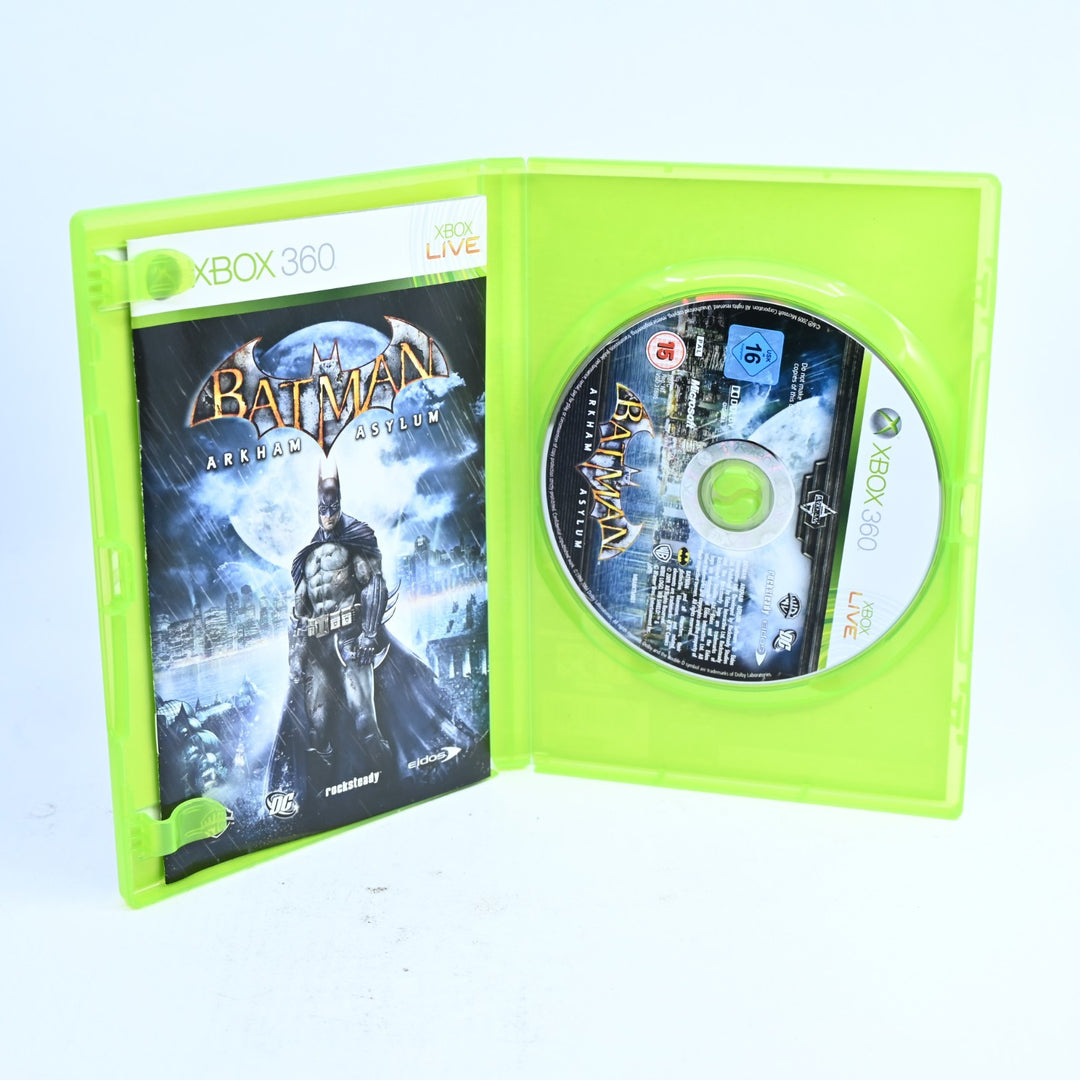 Batman: Arkham Asylum - Xbox 360 Game + Manual - PAL - MINT DISC!
