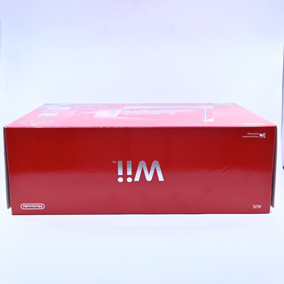 UNUSED! Super Mario Bros 25th Anniversary Red Console - Wii Boxed Console