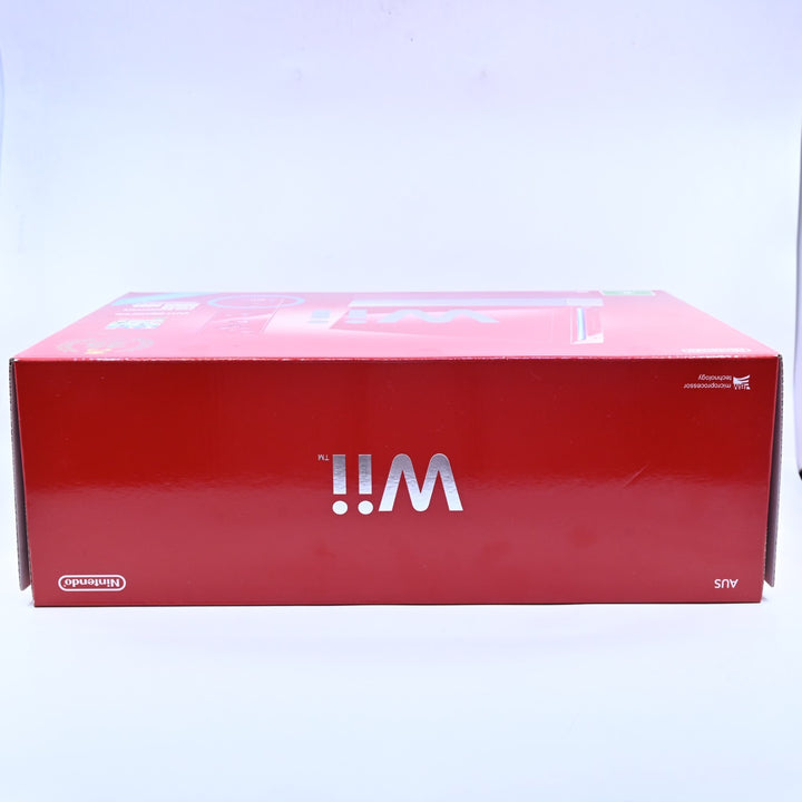 UNUSED! Super Mario Bros 25th Anniversary Red Console - Wii Boxed Console