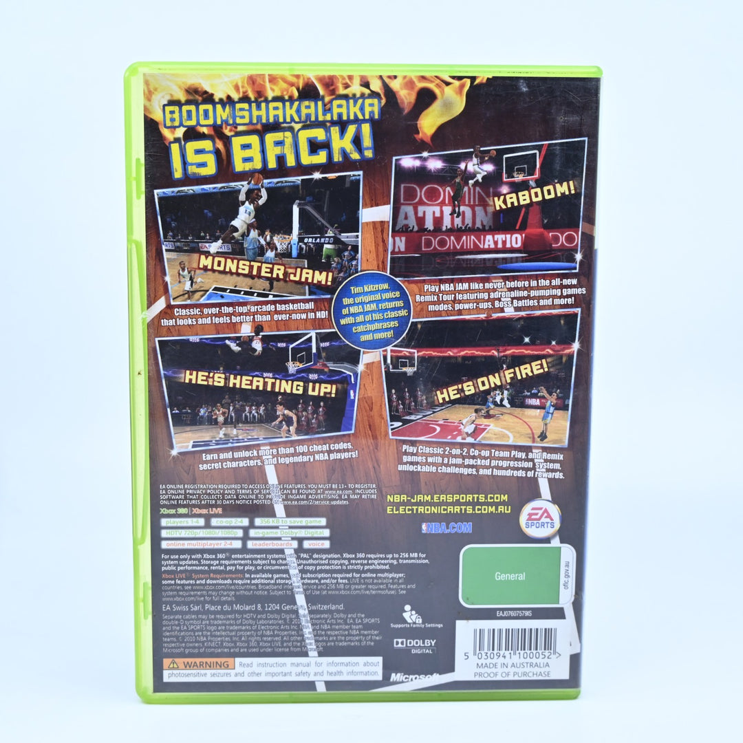 NBA Jam - Xbox 360 Game + Manual - PAL - NEAR MINT DISC!