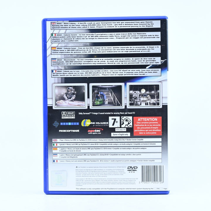 MINT! Echo Night: Beyond - Sony Playstation 2 PS2 Game + Manual - PAL MINT DISC