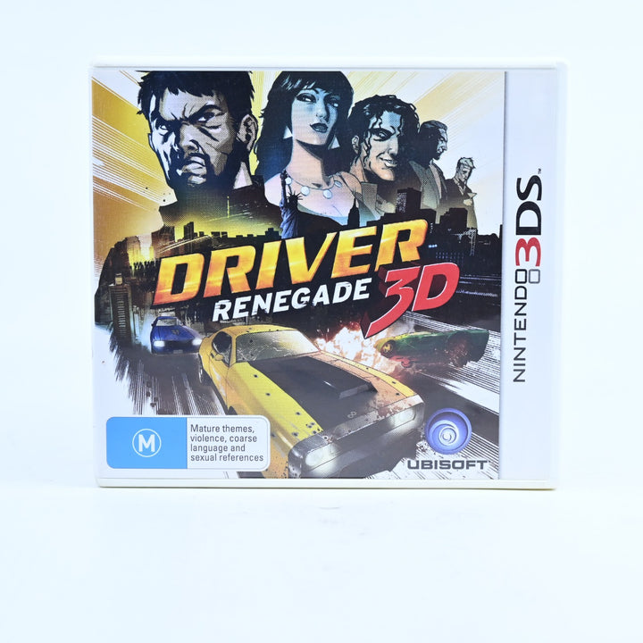 Driver Renegade 3D - Nintendo 3DS Game - PAL + Manual - FREE POST!