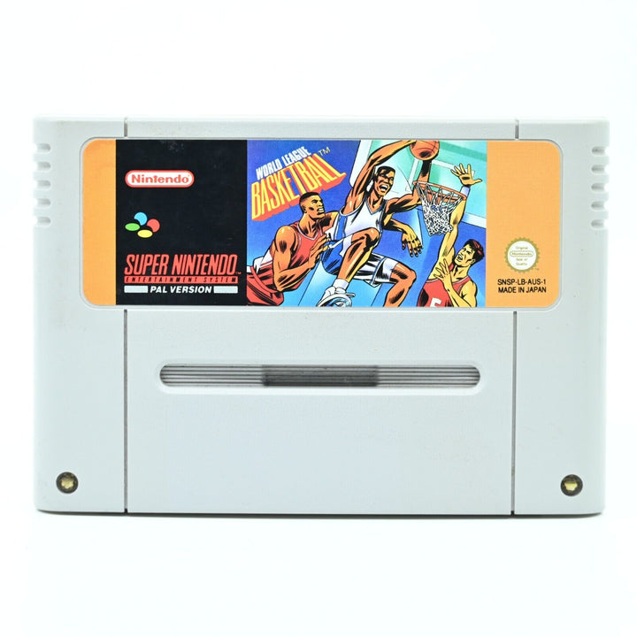 World League Basketball - Super Nintendo / SNES Game - PAL - FREE POST!