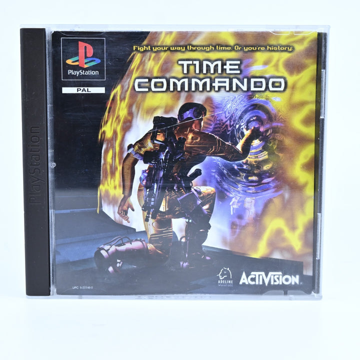 Time Commando - Sony Playstation 1 / PS1 Game + Manual
