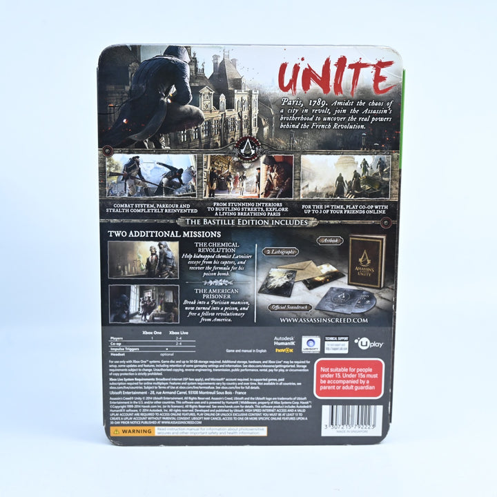Assassin's Creed Unity - Bastille Edition - Xbox One - No Game - PAL - FREE POST