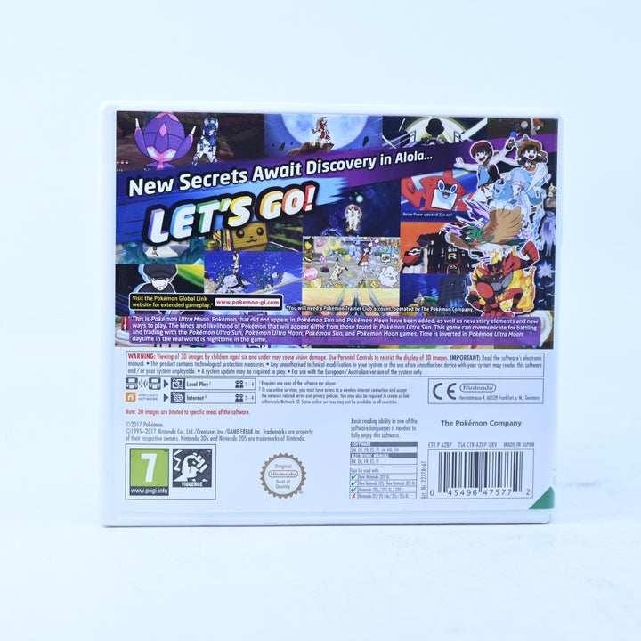 Pokemon Ultra Moon - Nintendo 3DS Game - PAL + Manual - FREE POST!