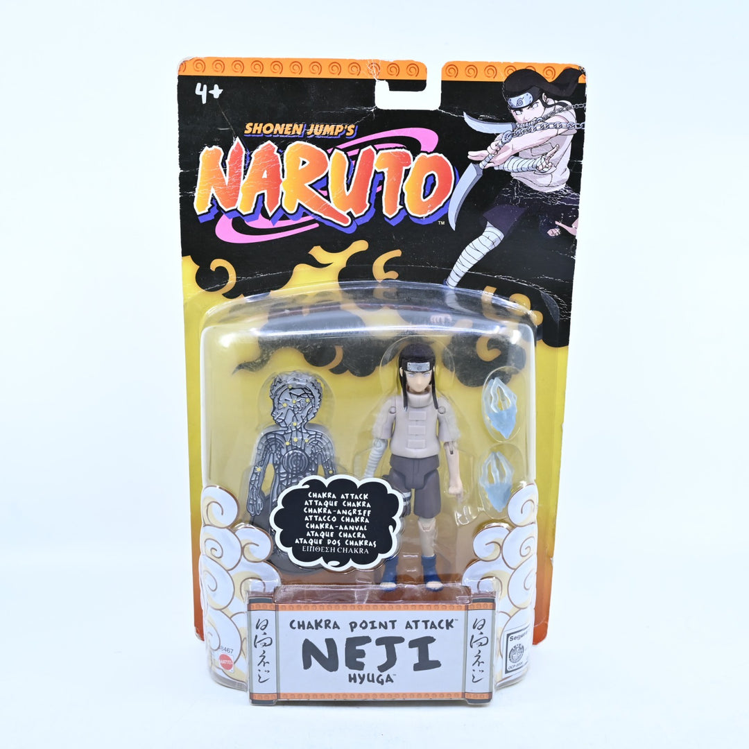 SEALED! Chakra Point Attack Neji Hyuga - Naruto - Mattel 2002 - Anime Figure
