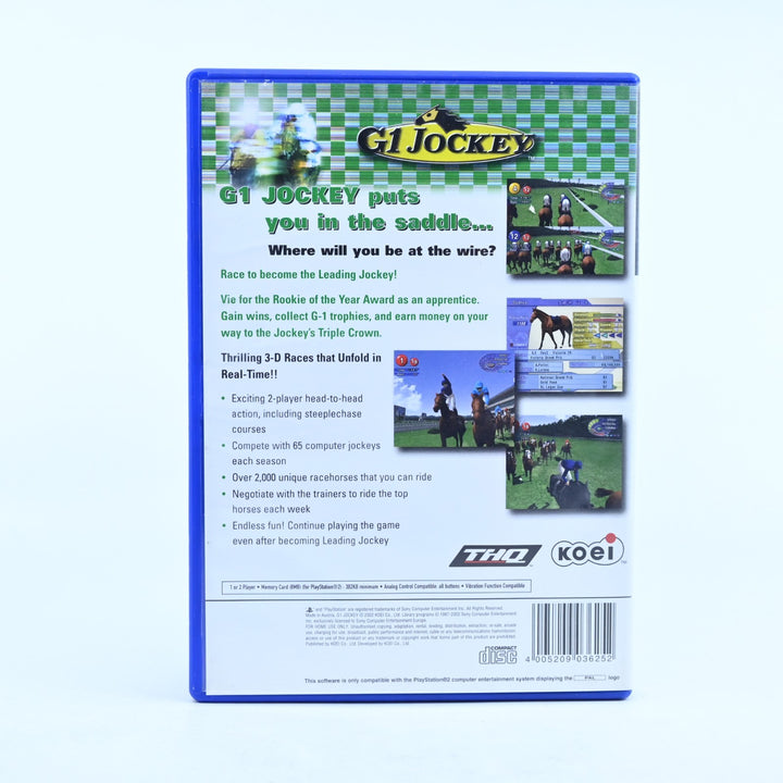 G1 Jockey - Sony Playstation 2 / PS2 Game + Manual - PAL - MINT DISC!