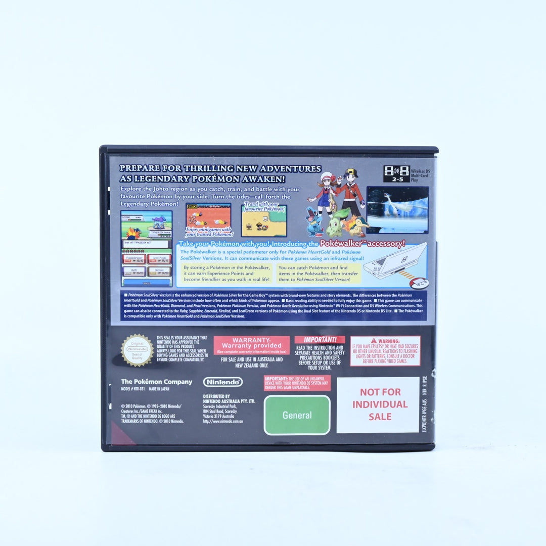 Pokemon SoulSilver - Nintendo DS Game - PAL - No Manual - FREE POST!