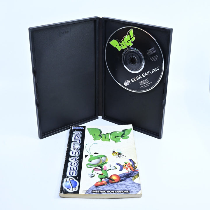 Bug! - Sega Saturn Game + Manual - PAL - MINT DISC!
