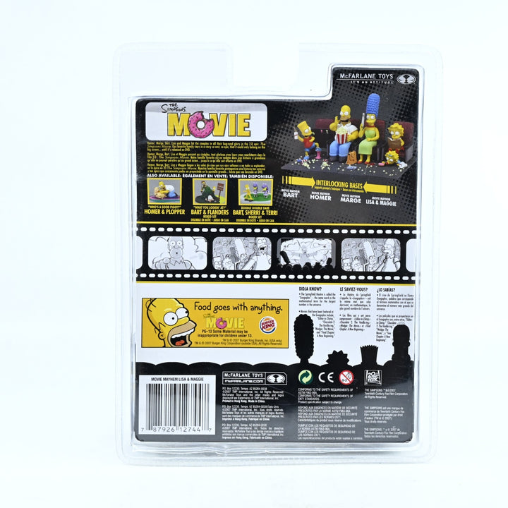 Movie Mayhem Lisa & Maggie - The Simpsons Movie - McFarlane Toys - Toy