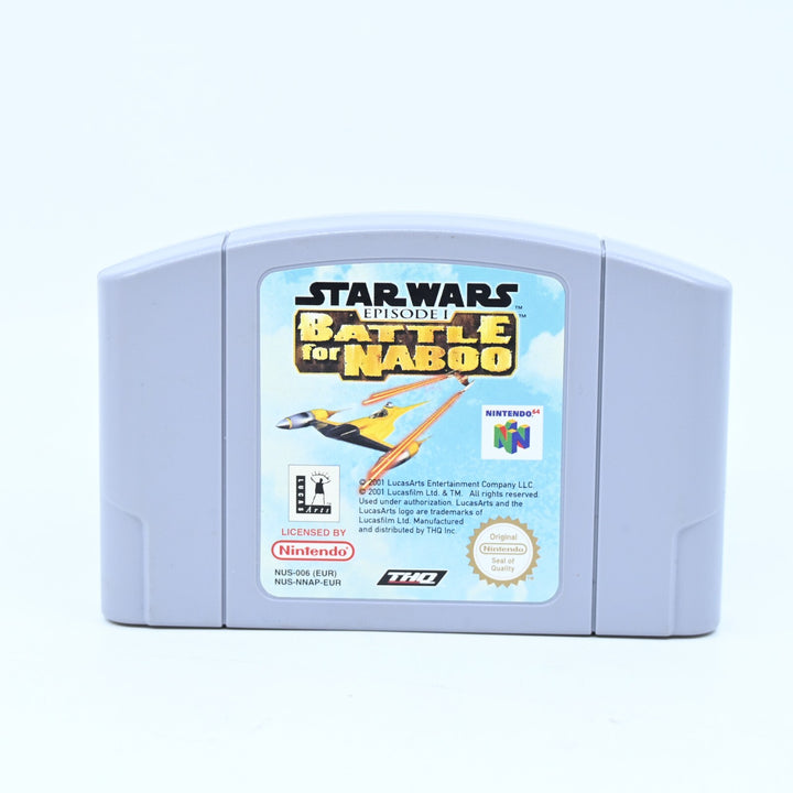 Star Wars Episode 1 Battle for Naboo - N64 / Nintendo 64 Boxed Game - PAL