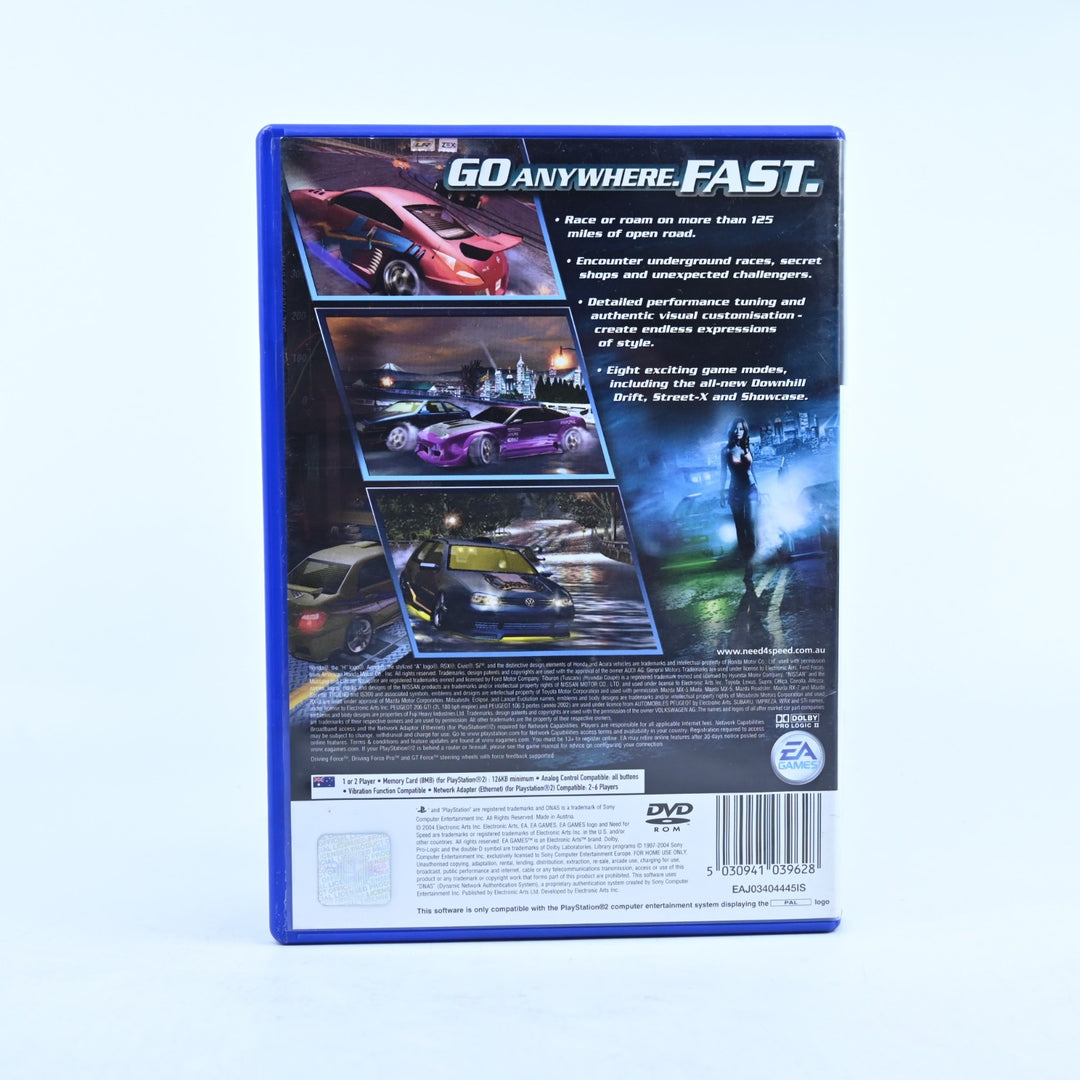 Need for Speed Underground 2 - Sony Playstation 2 / PS2 Game + Manual - PAL