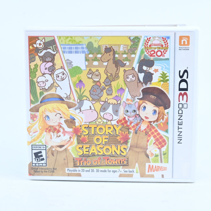 Story of Seasons: Trio of Towns - Nintendo 3DS Game - NTSC-U/C + Manual