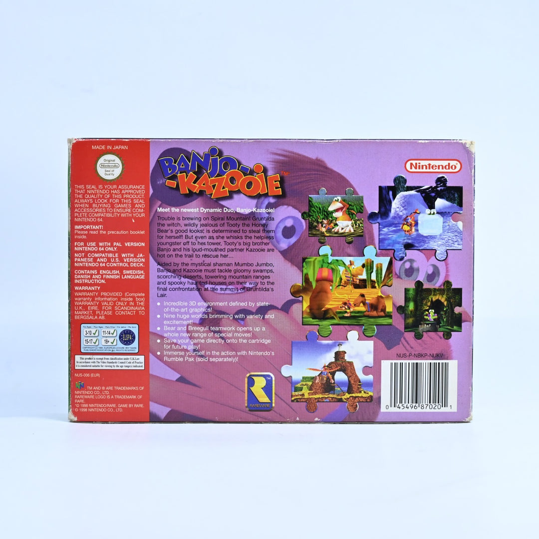 Banjo-Kazooie - N64 / Nintendo 64 Boxed Game - EU PAL - FREE POST!