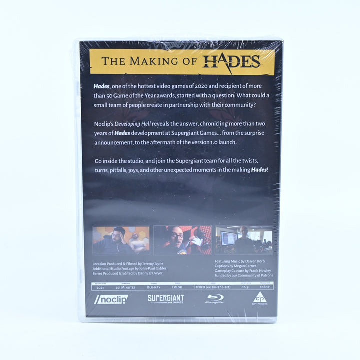 SEALED! Hades: Developing Hell - The Complete Series - Noclip + Sticker Blu-ray