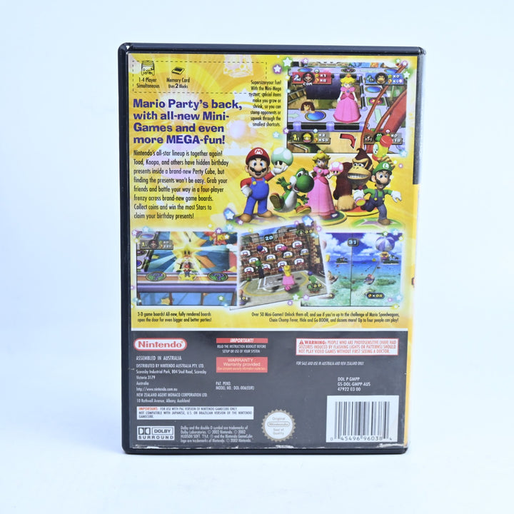 Mario Party 4 - Nintendo Gamecube Game + Manual - PAL - FREE POST!