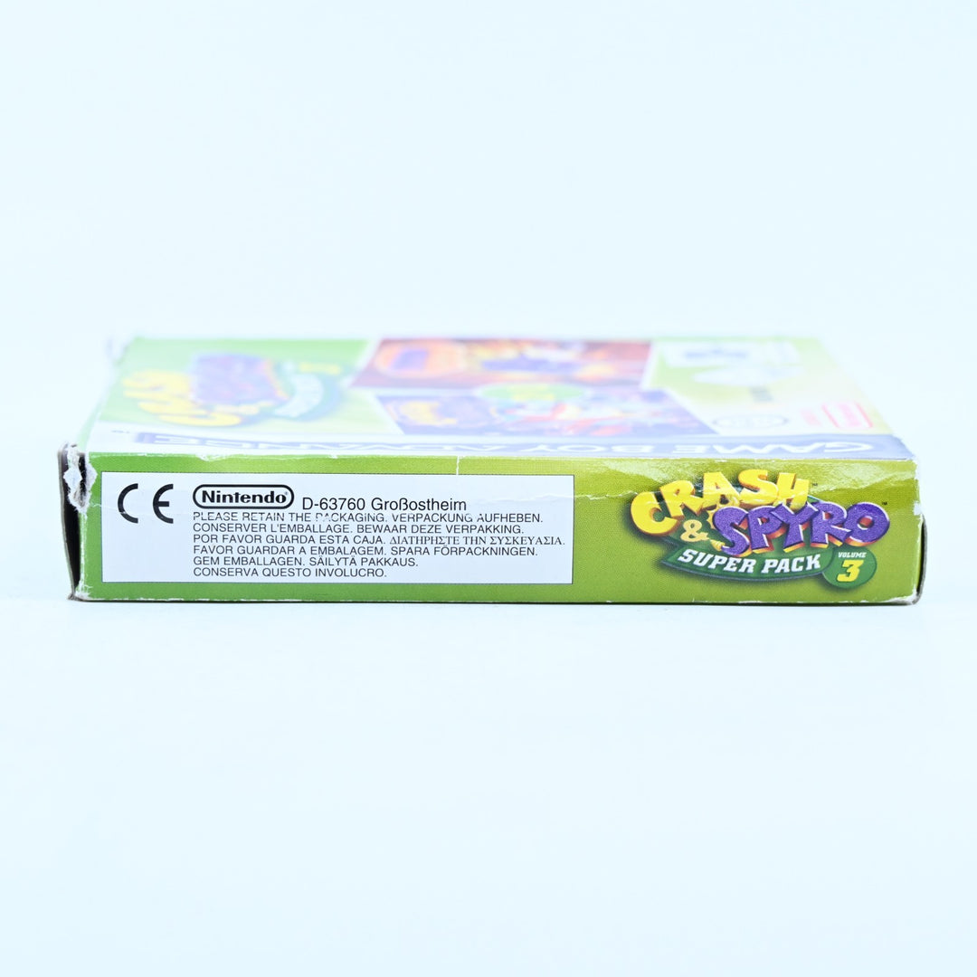 Crash & Spyro Super Pack Volume 3 - Nintendo Gameboy Advance / GBA Boxed Game