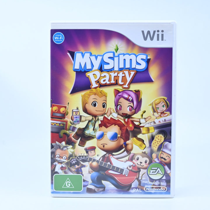 My Sims Party - Nintendo Wii Game + Manual - PAL - MINT DISC!