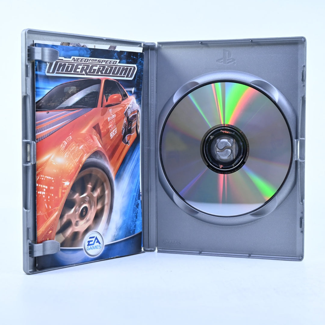 Need for Speed Underground - Sony Playstation 2 / PS2 Game + Manual - PAL
