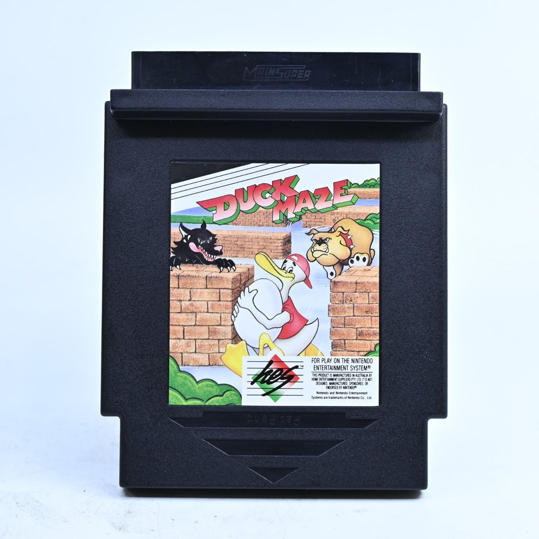 Duck Maze - Piggy Back Cartridge - H.E.S / NES Game - PAL