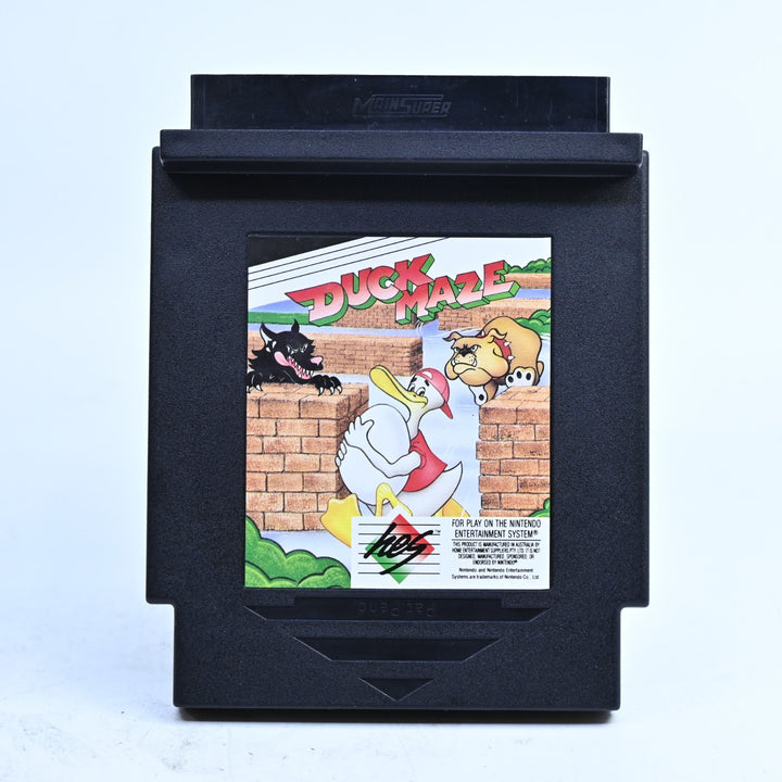 Duck Maze - Piggy Back Cartridge - H.E.S / NES Game - PAL