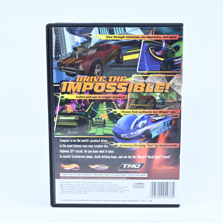 Hot Wheels: World Race - Sony Playstation 2 / PS2 Game + Manual - PAL