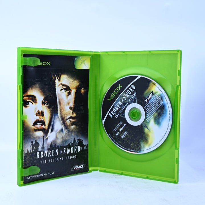 Broken Sword: The Sleeping Dragon - Original Xbox Game + Manual - MINT DISC!