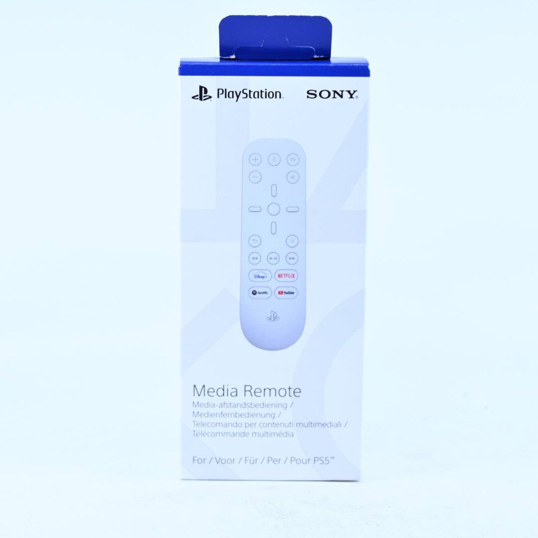 White - Sony Media Remote - Boxed Sony Playstation 5 / PS5 Accessory